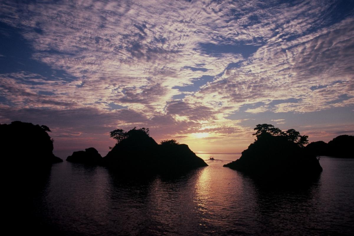 （特選）堂ヶ島の夕景