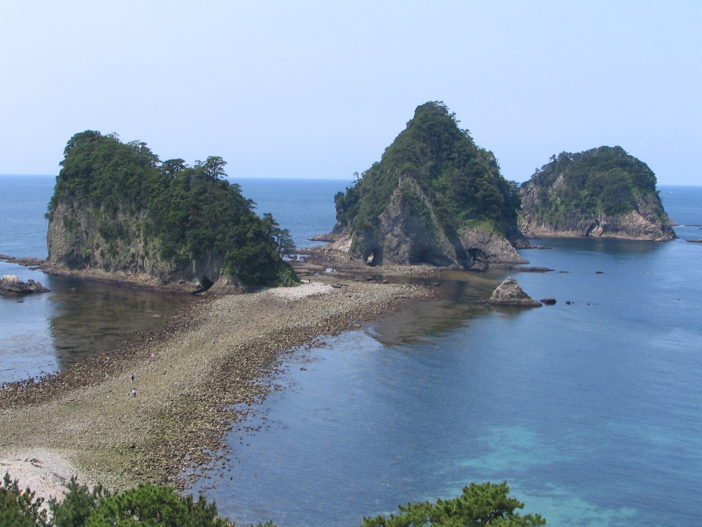 堂ヶ島のトンボロ