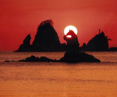 （佳作）田子島に沈む夕陽